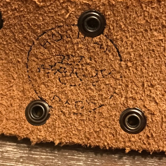 VINTAGE ED HARDY BY CHRISTIAN AUDIGIER BIG BUCKLE LEATHER BLING BELT - Picture 4 of 7